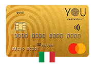 Die gebührenfreie Mastercard Gold (Italien)