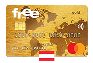 Carte Mastercard Gold sans frais - Autriche